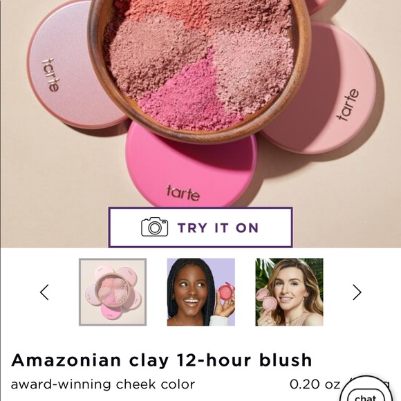 TARTE Amazonian clay 12-hour blush 5.6gm shade- paaarty - Picture 4 of 6
